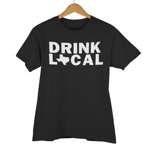 Drink Local Texas Craft Beer T-Shirt Men's